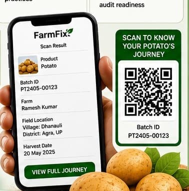 QR-Enabled Batch Traceability field workflow