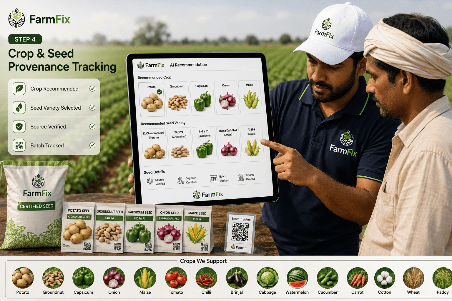 Seed Provenance Tracking field workflow